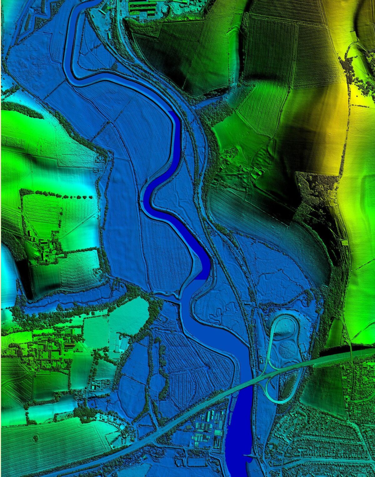 DSM of a valley area near Brighton