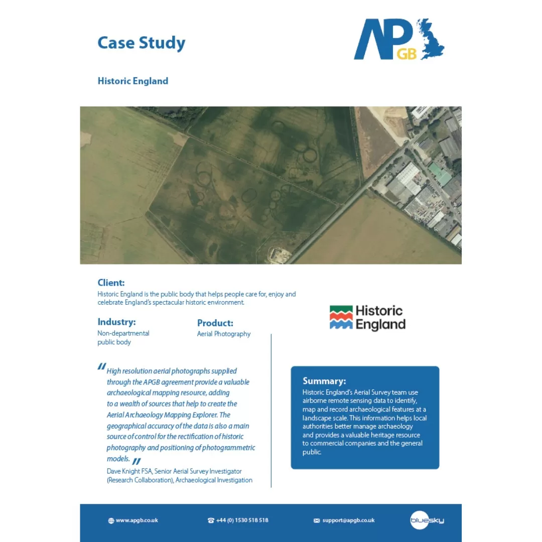 Screenshot of the first page of the Historic England case study PDF