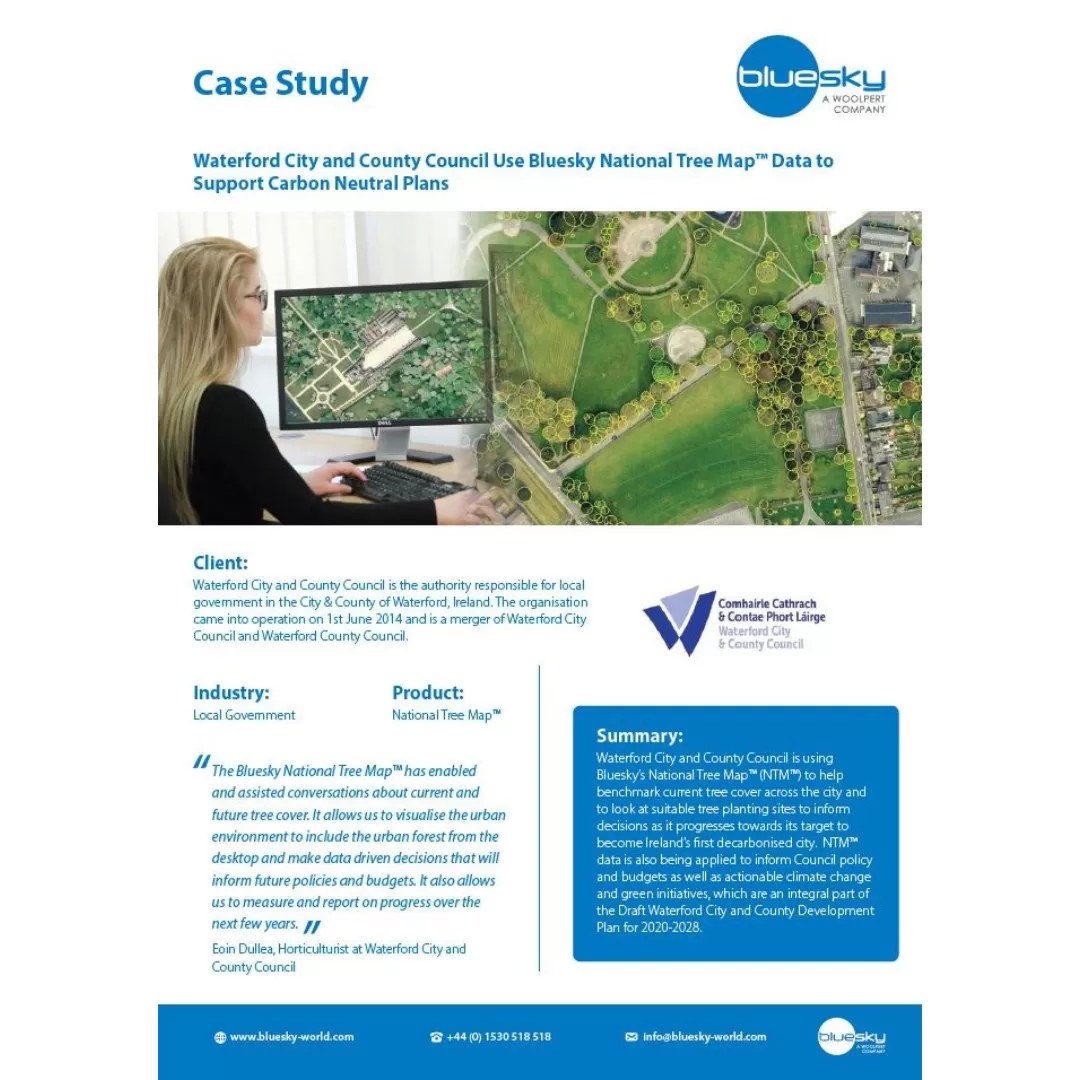 Screenshot of the Waterford case study