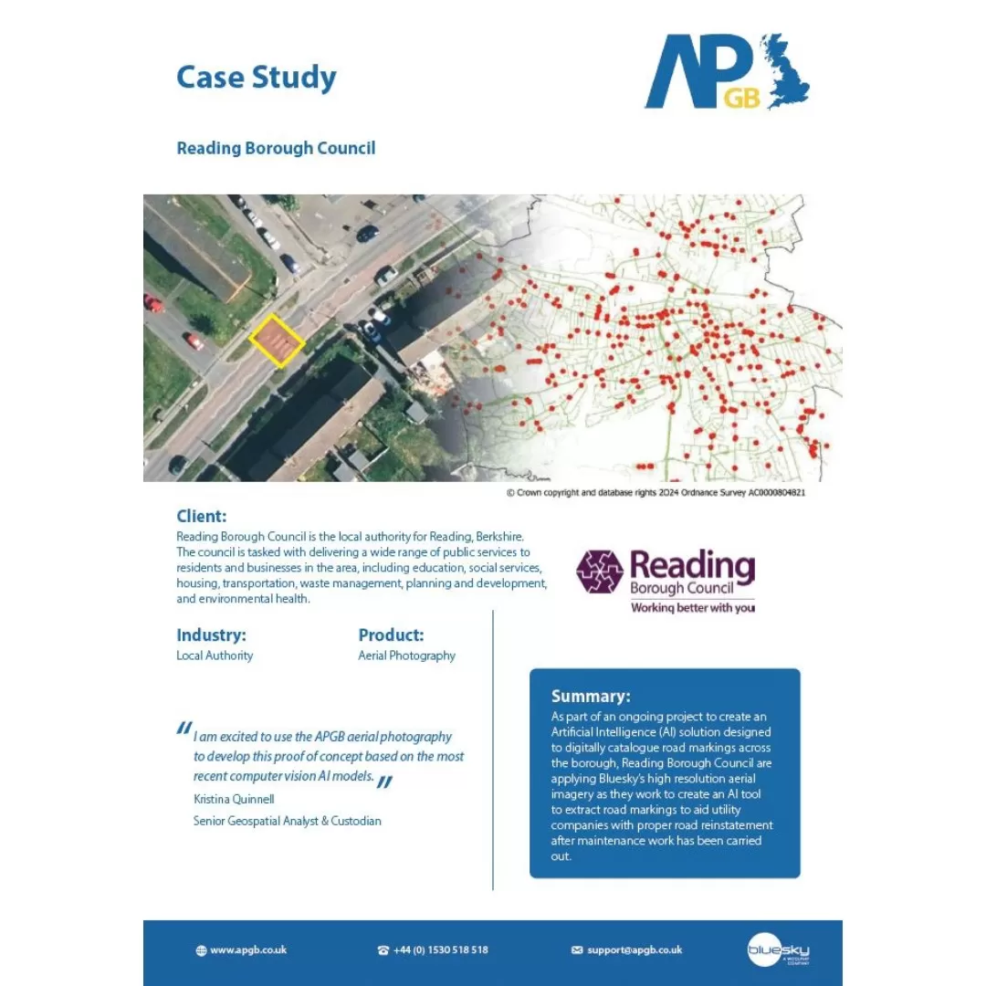 Screenshot of the Reading Borough Council case study