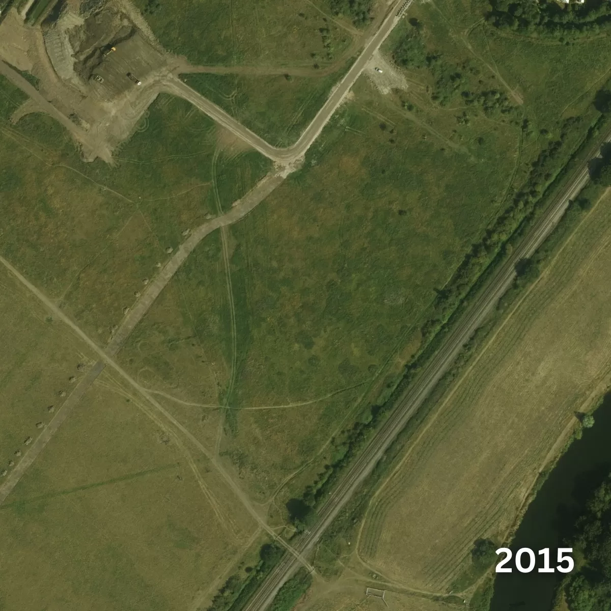 Image of green land in 2015