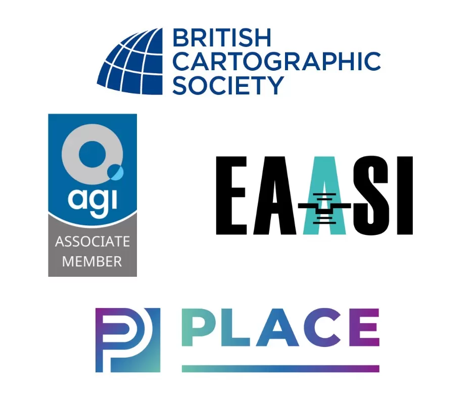 Collection of logos that Bluesky is a member of