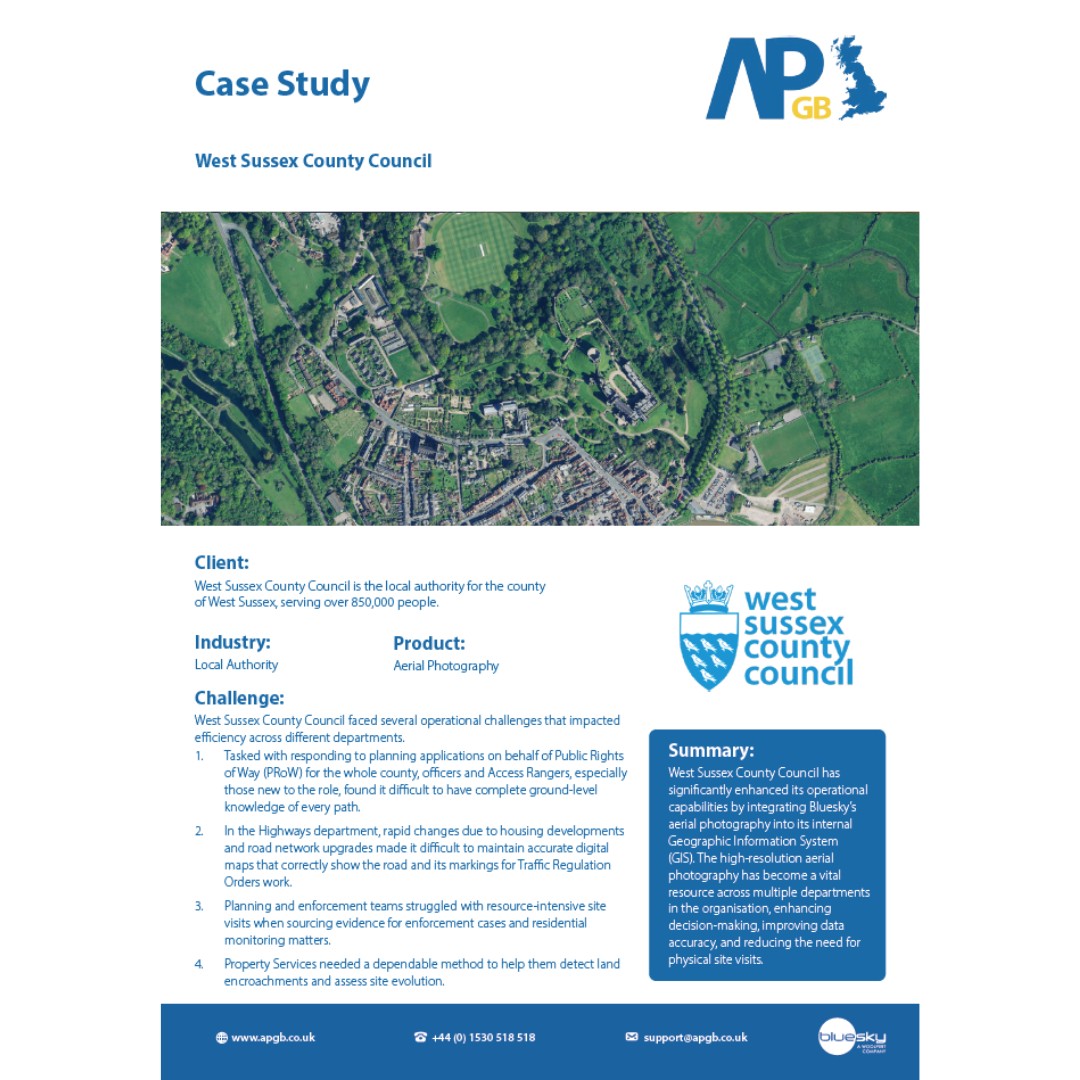 Screenshot of the West Sussex Case Study PDF